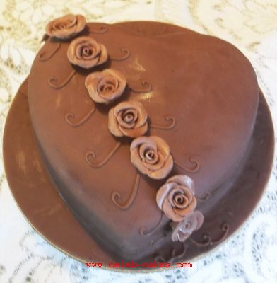Heart Choc Cake