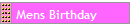 Mens Birthday