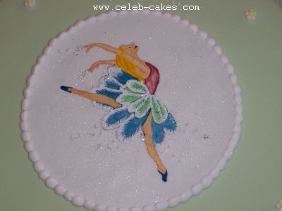 Ballerina cake topper